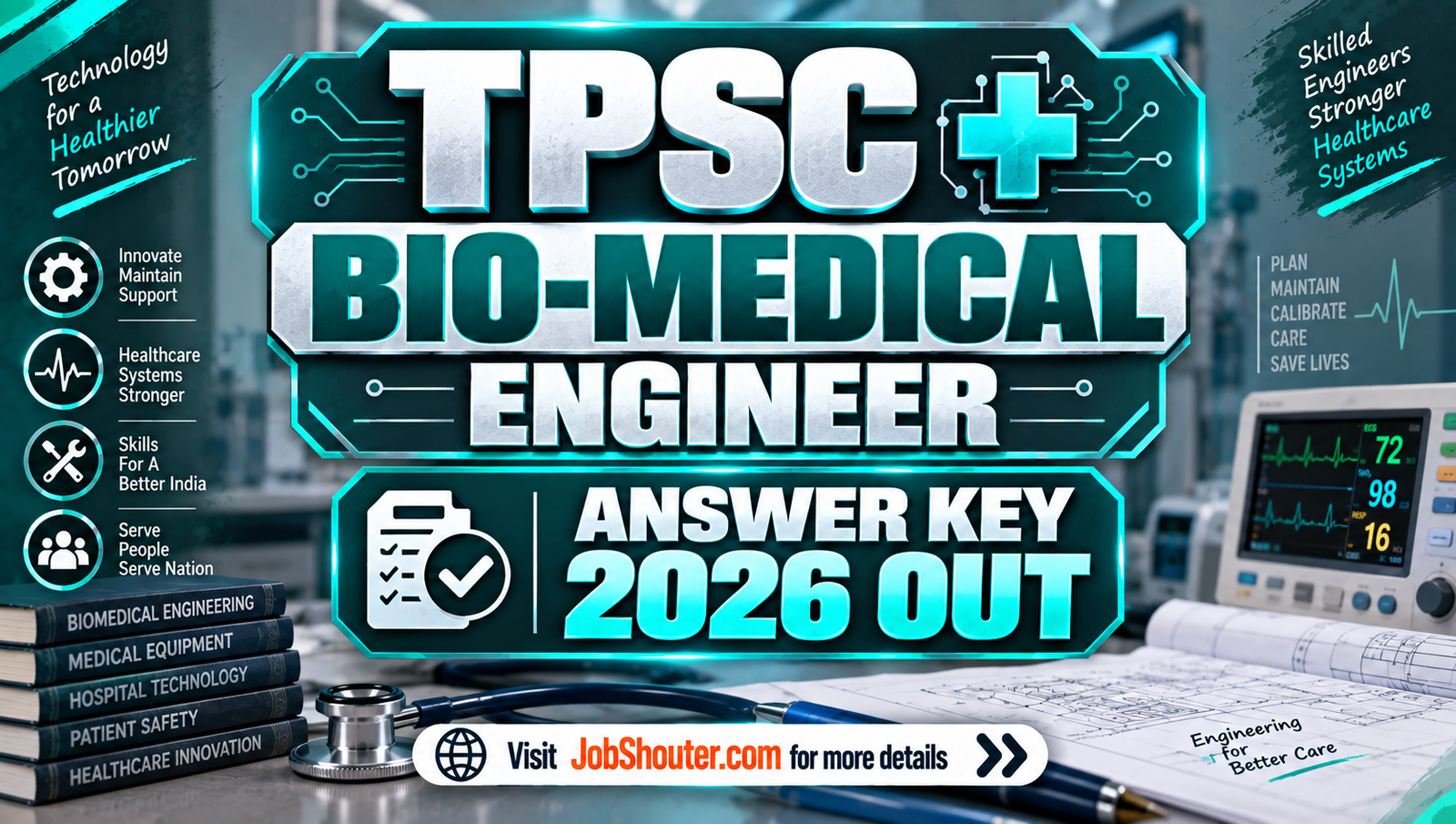 TPSC Bio-Medical Engineer Answer Key 2026 Out - Download Now