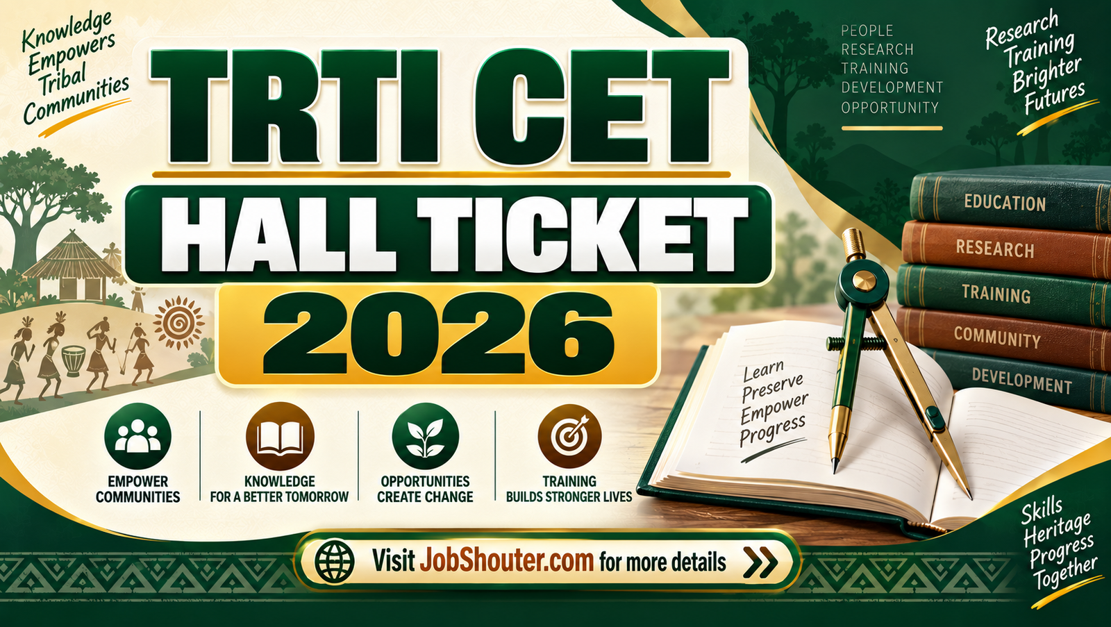 TRTI CET Hall Ticket 2026 - Download Admit Card Now