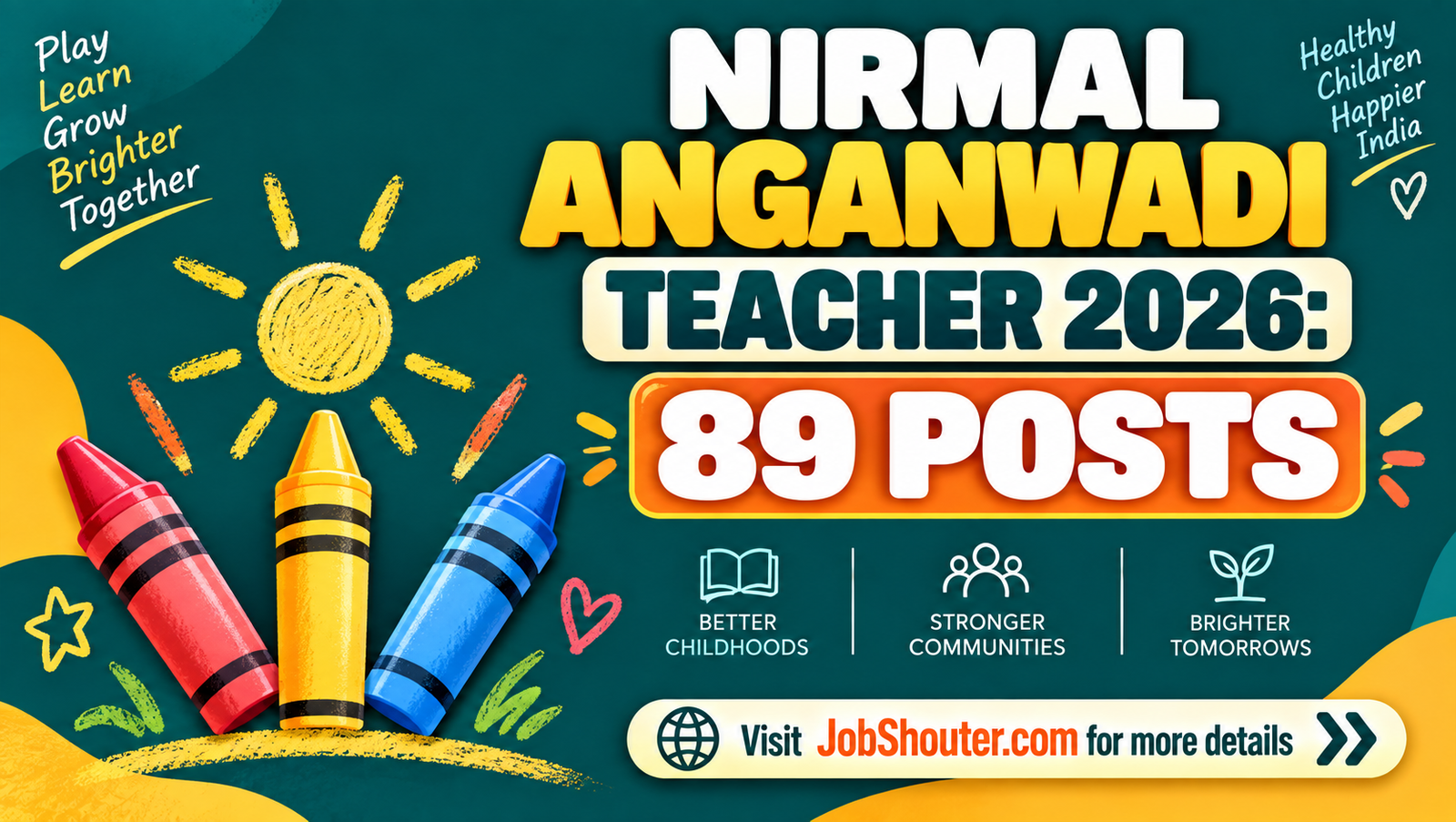 Telangana Anganwadi Recruitment 2026 - 89 Teacher Posts in Nirmal