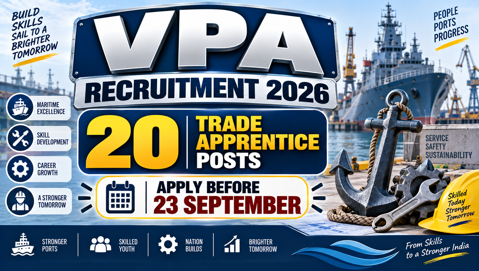 VPA Recruitment 2026 - Apply for 20 Trade Apprentice Posts
