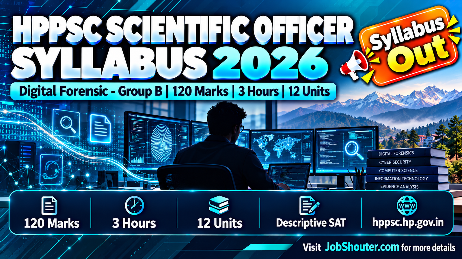 HPPSC Scientific Officer Syllabus 2026 - Exam Pattern - 12 Units