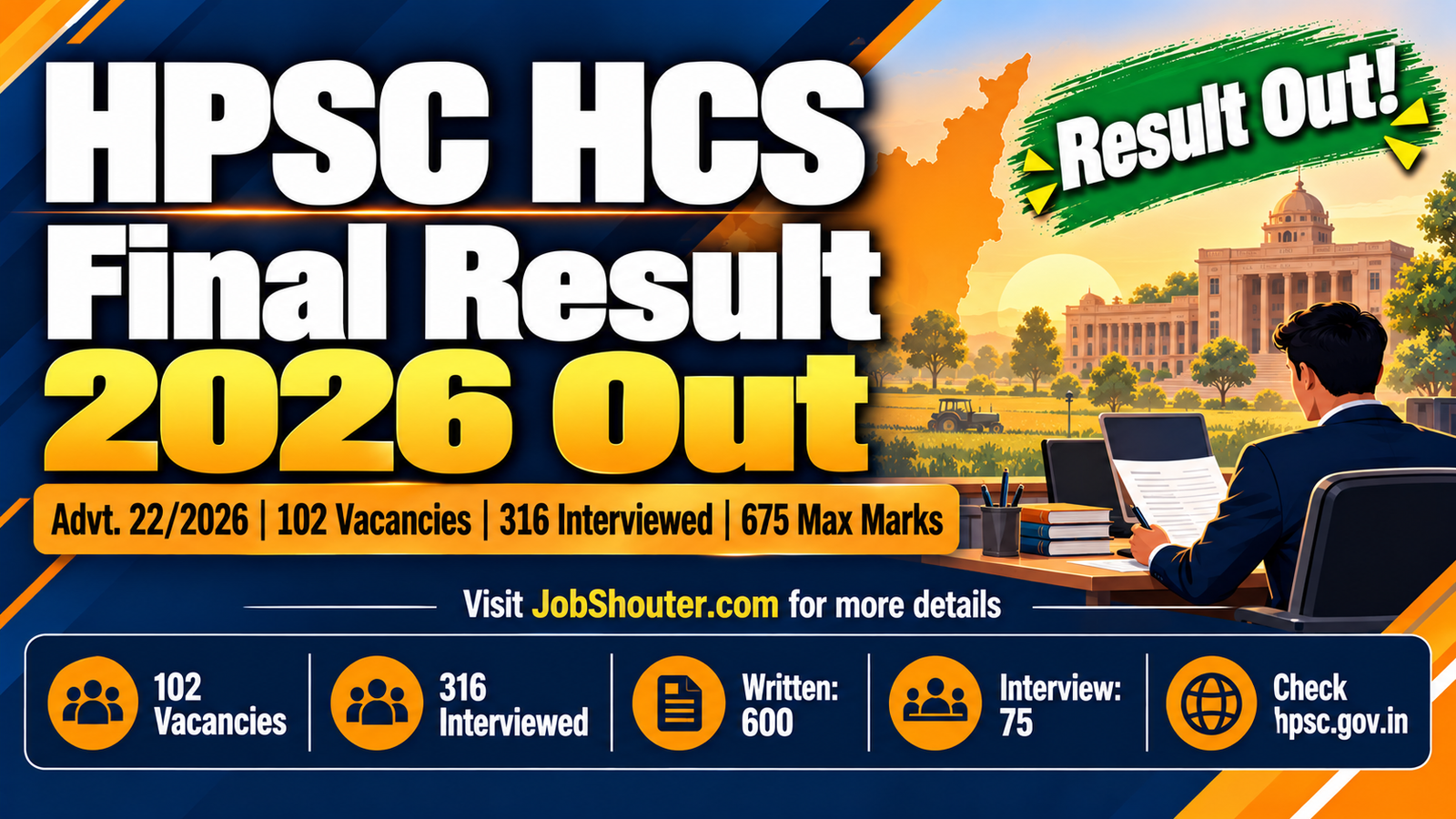 HPSC HCS Final Result 2026 - Allocation PDF Out - Check at hpsc.gov.in