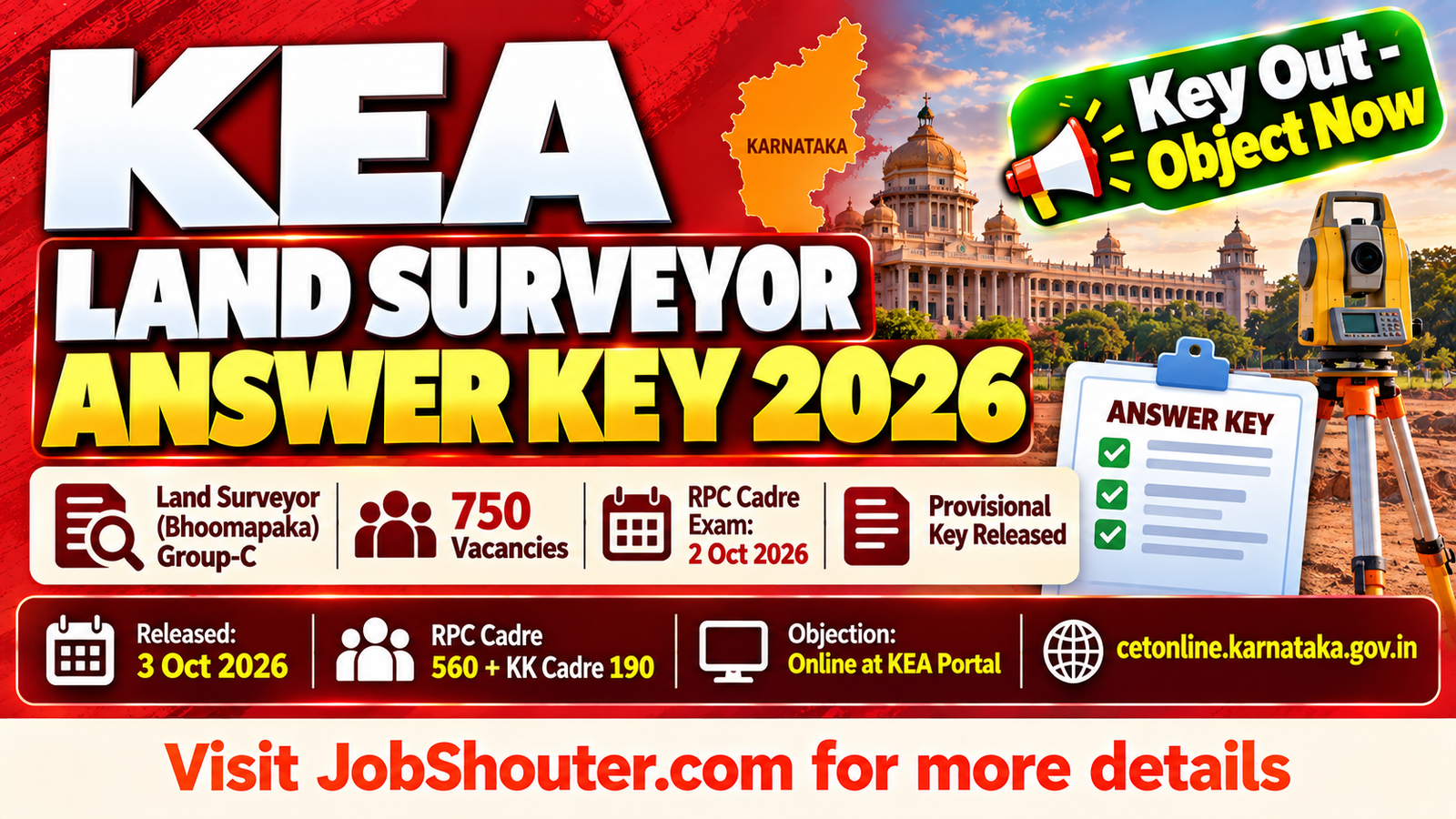 KEA Land Surveyor Answer Key 2026 - Download Provisional Key and Object Now