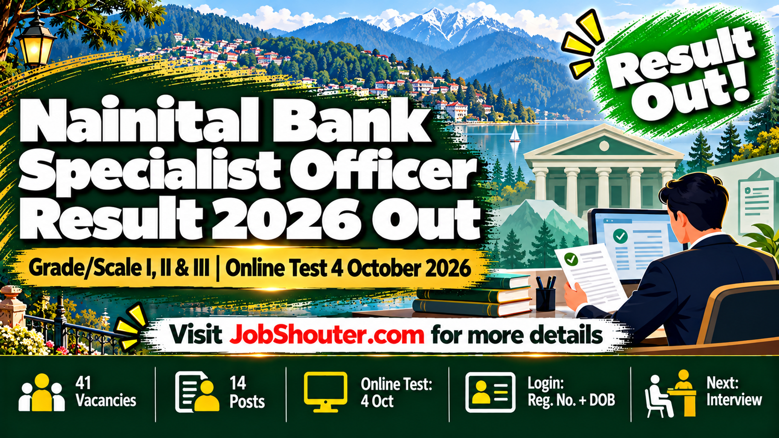Nainital Bank Specialist Officer Result 2026 Out - Check Online Test