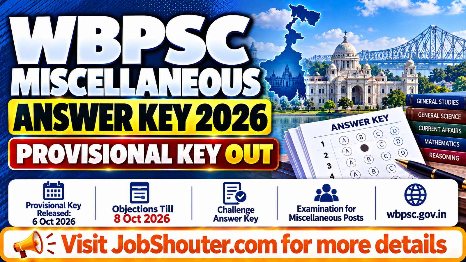 WBPSC Miscellaneous Answer Key 2026